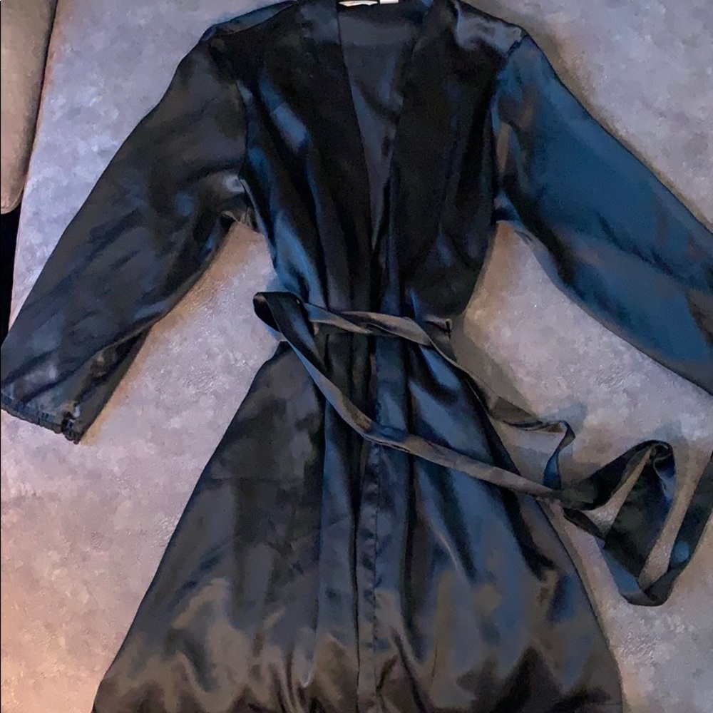 Adonna brand. Black lingerie nightgown